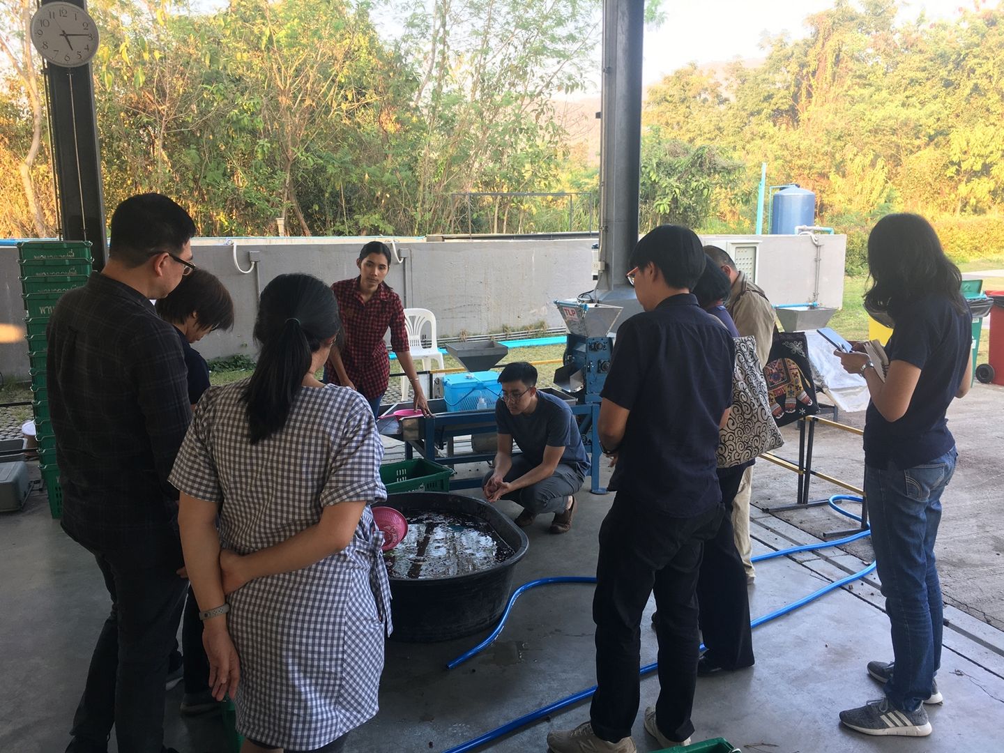 ทีมนักวิจัยสถาบันชาและกาแฟเข้าร่วมอบรมหลักสูตรบาริสต้าและการแปรรูปกาแฟ