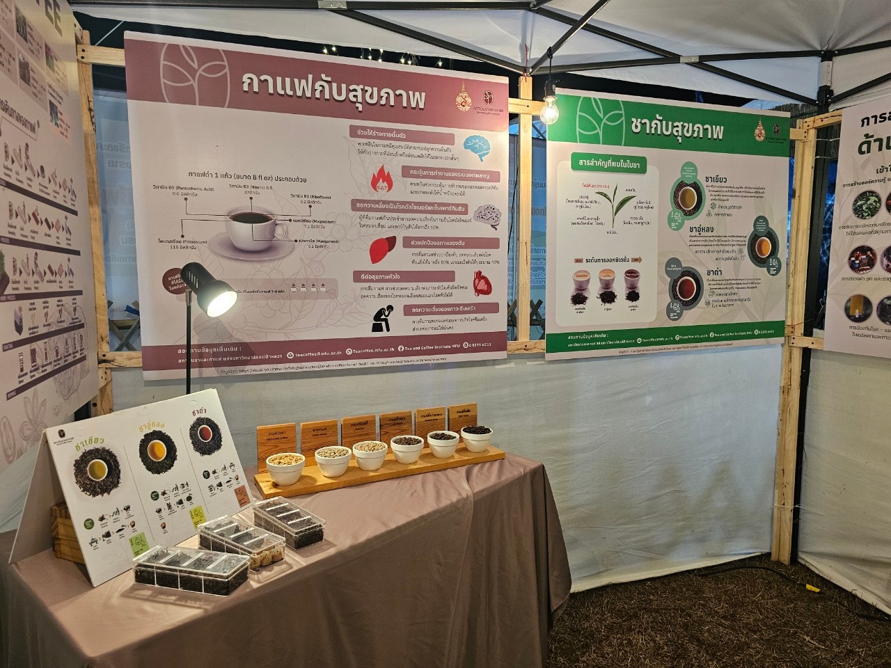 สถาบันชาและกาแฟร่วมจัดนิทรรศการและกิจกรรม Workshop ในงาน พ่อขุนเม็งรายมหาราช และงานกาชาด ประจำปี 2567
