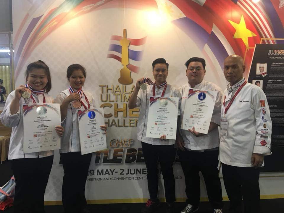 Excellent Performances in the 7th Thailand Ultimate Chef Challenge 2018