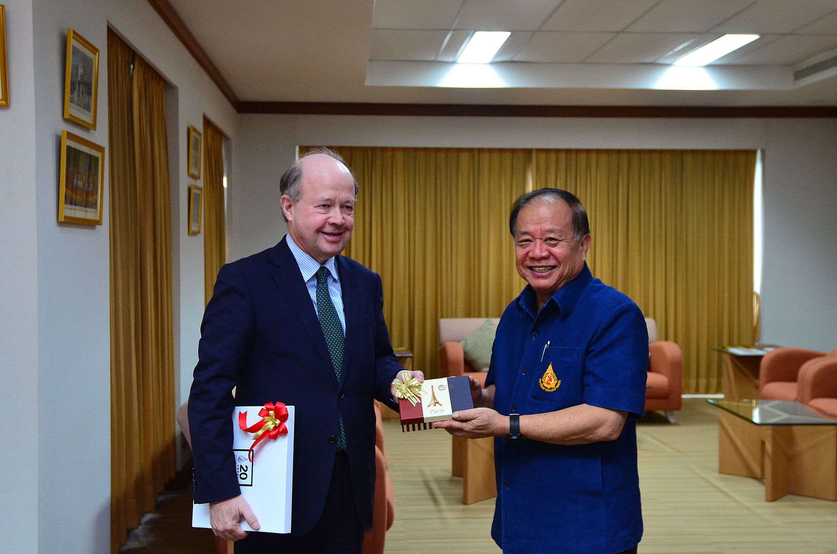 A Visit from Ambassador of France to Thailand