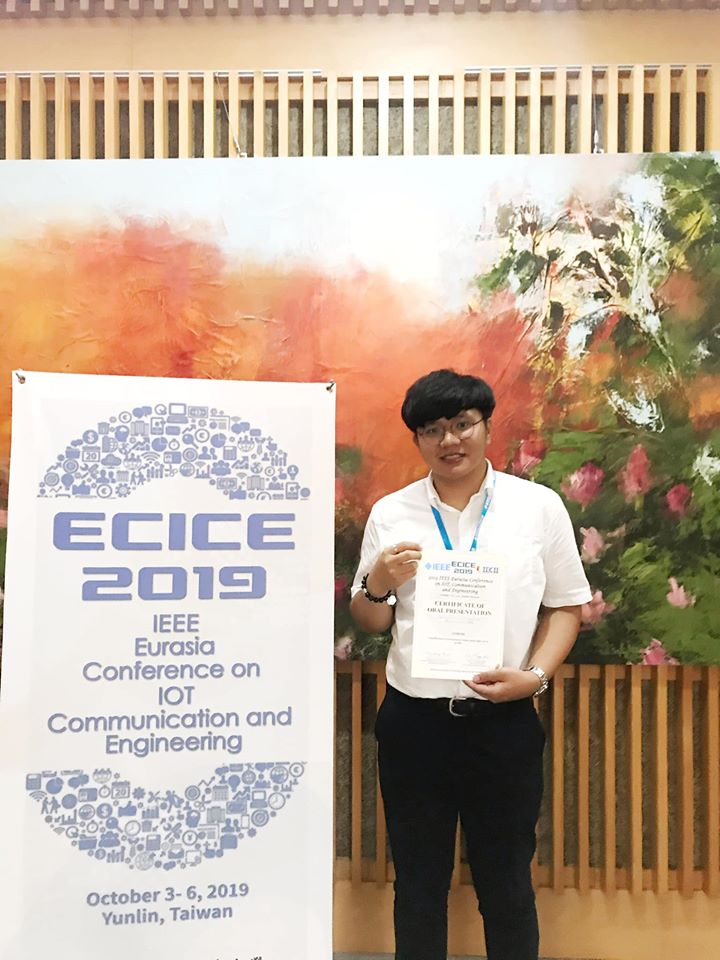 IT Students Won the Best Conference Paper Award in the IEEE ECICE 2019