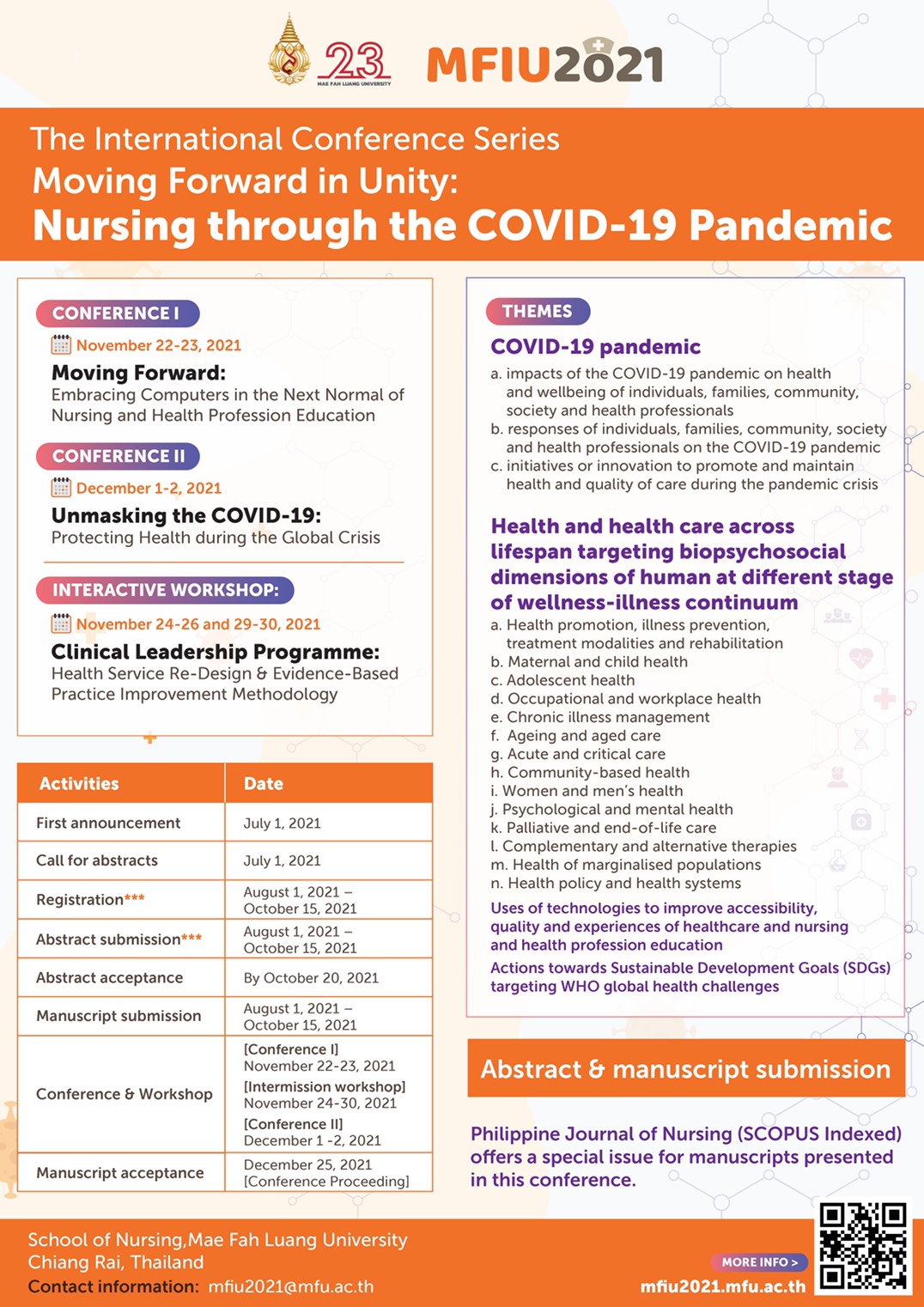 CALL FOR SUBMISSION: Moving Forward in Unity: Nursing through the COVID-19 Pandemic