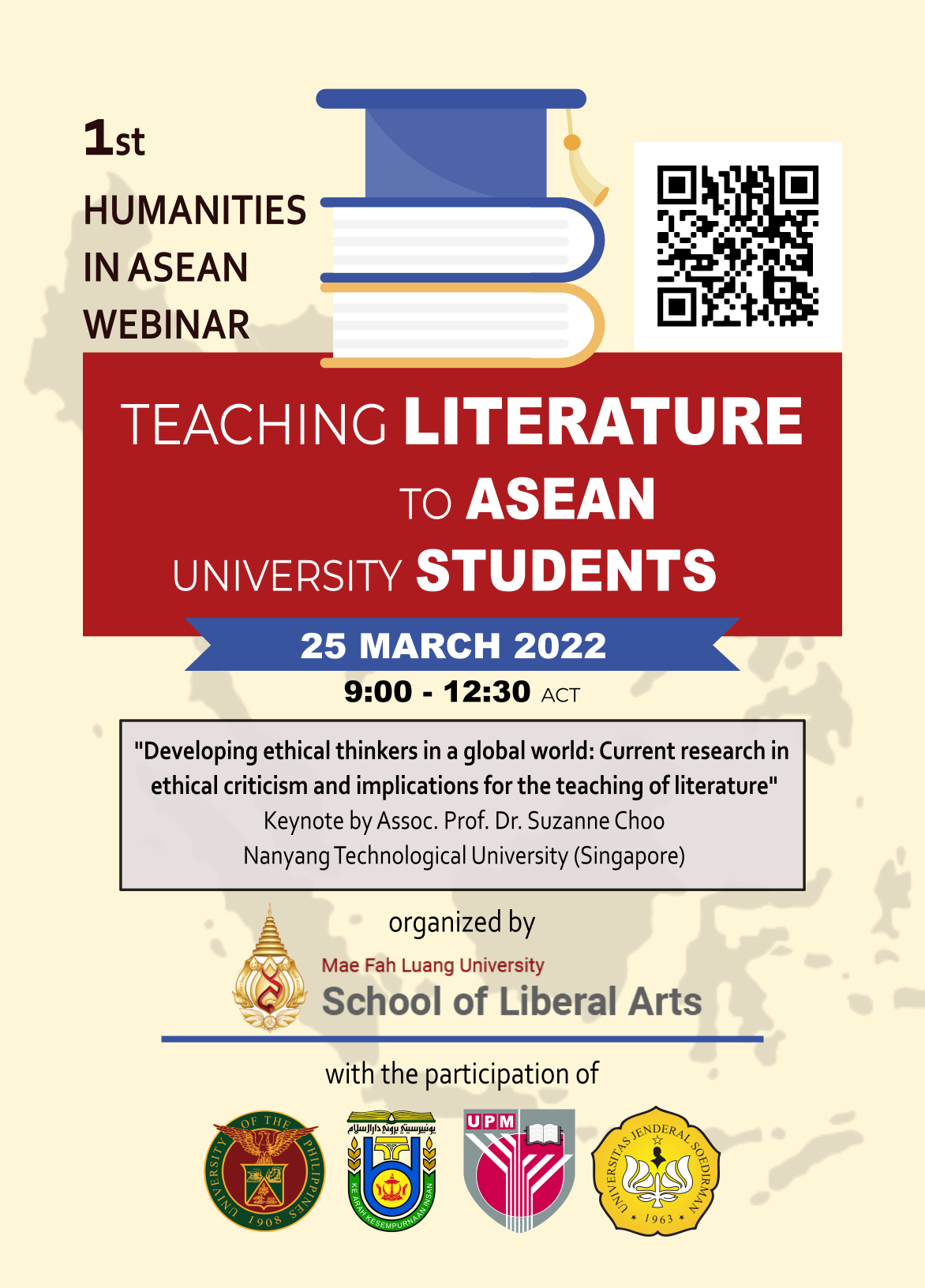 School of Liberal Arts invites to Join Webinar : Teaching literature to ASEAN University Students