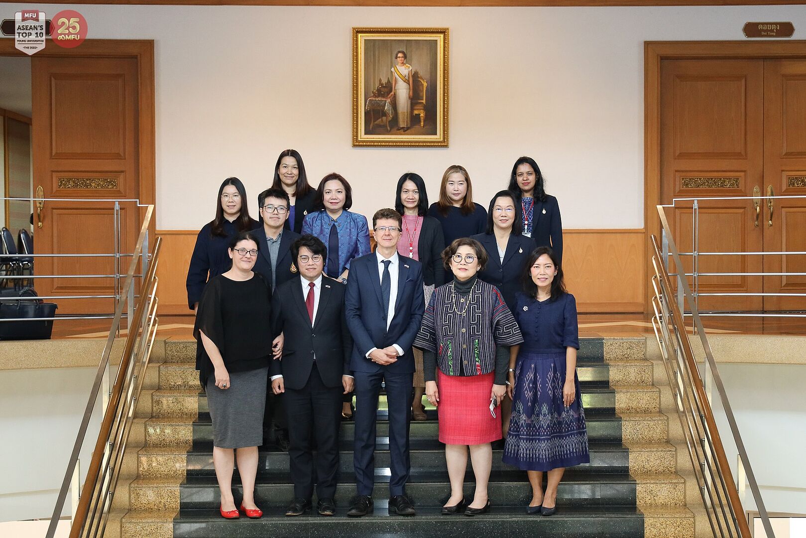 The Delegates from the French Embassy in Thailand Visit MFU