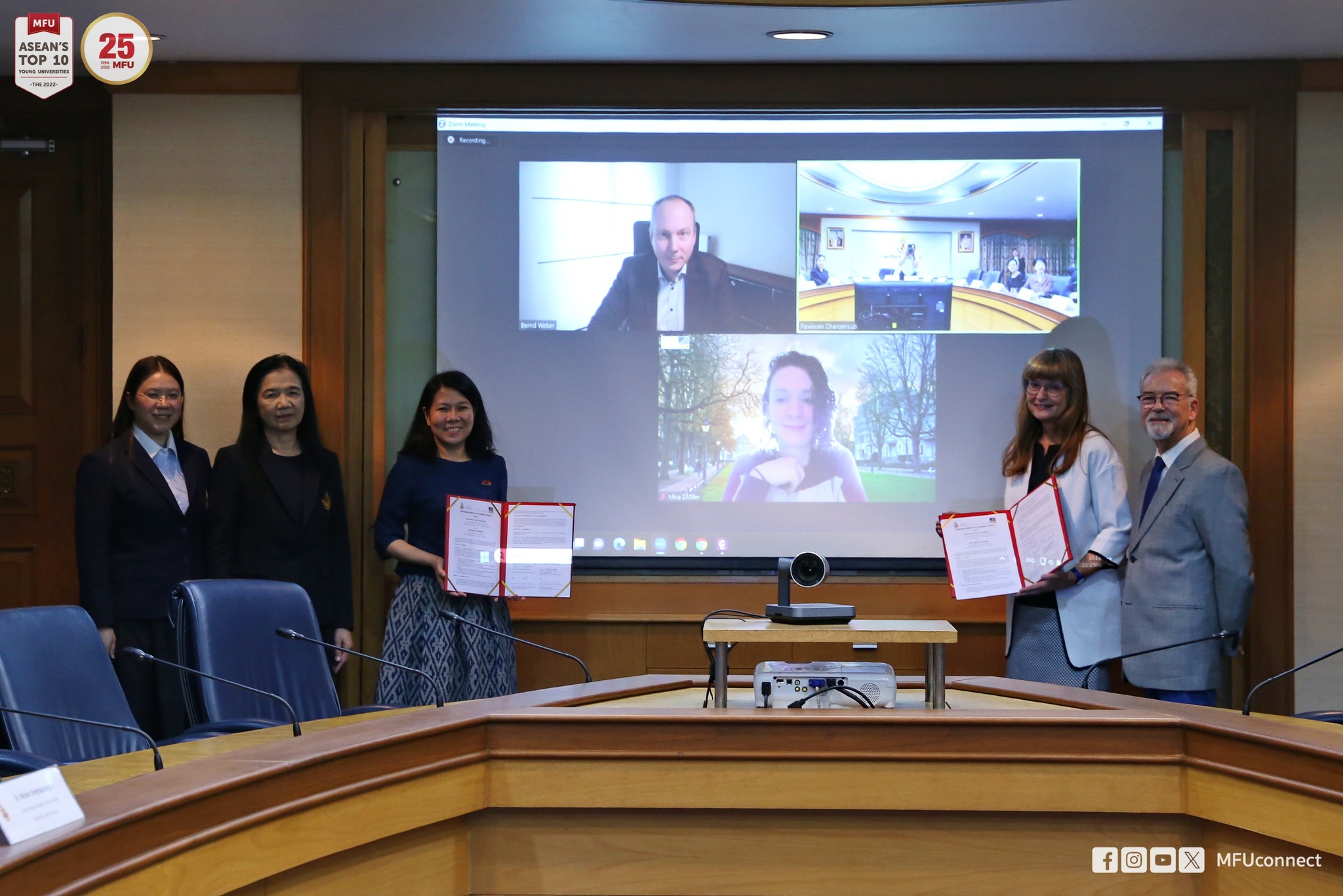 MoU Signing Ceremony between Mae Fah Luang University and University of Bonn