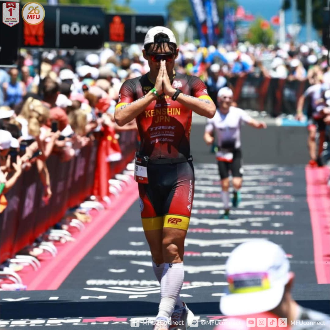 MFU Student Shows Excellent Race in VinFast IRONMAN 70.3 World Championship 2024