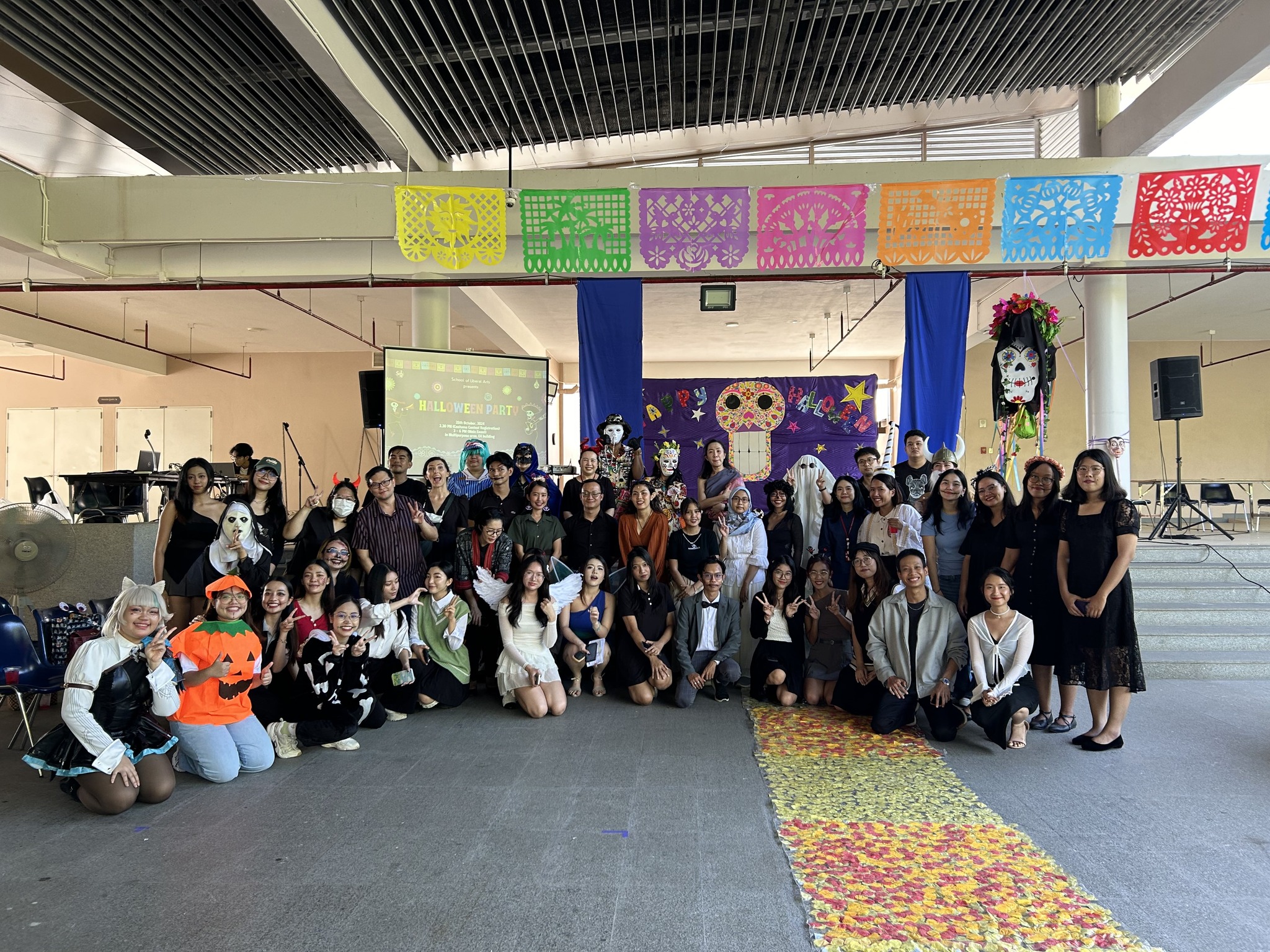 International and Thai Cultures Merge at MFU Halloween Event