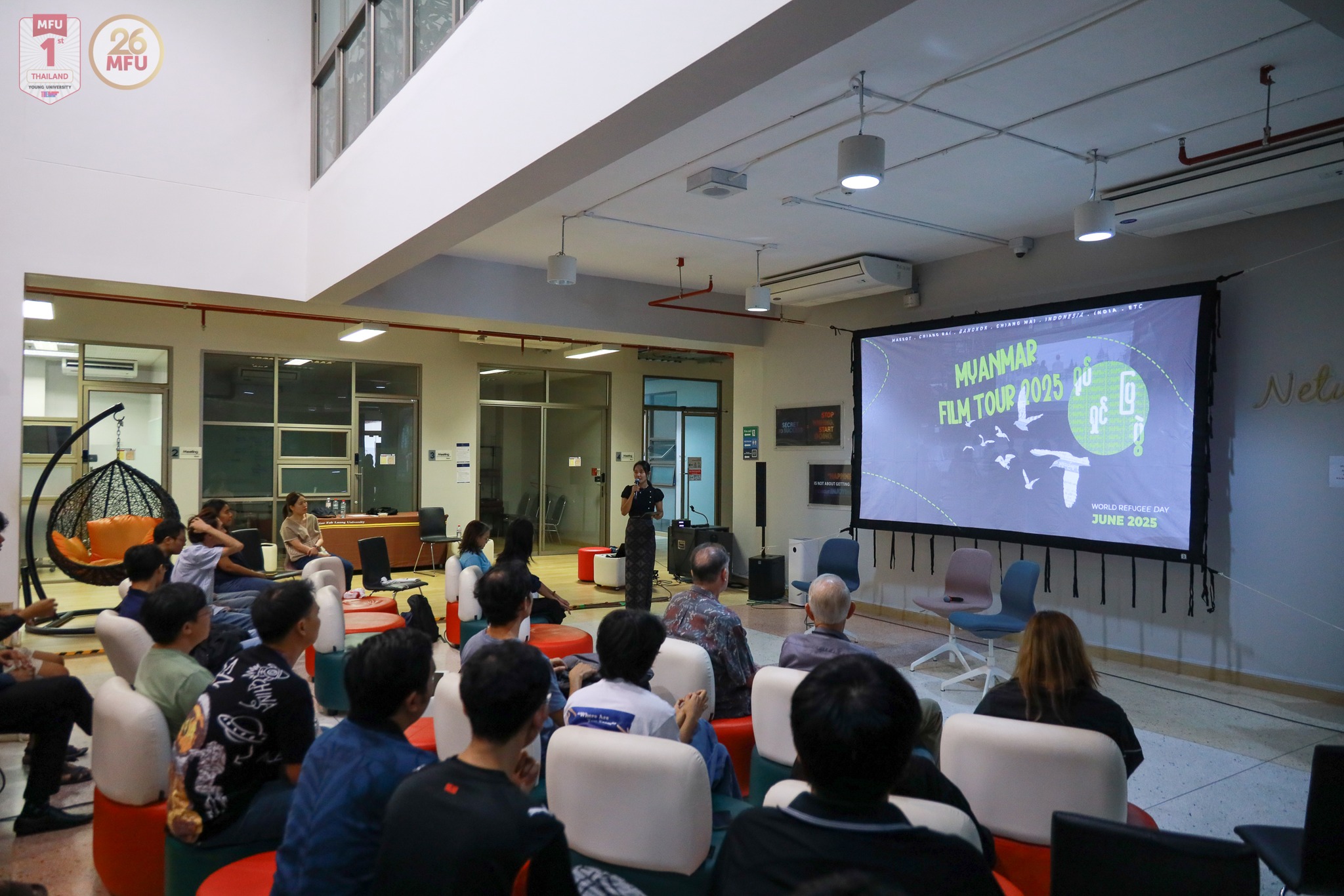 MFU, in Collaboration with SEM Sikkharai and Partners, Hosts “Myanmar Film Tour 2025” in Commemoration of World Refugee Day