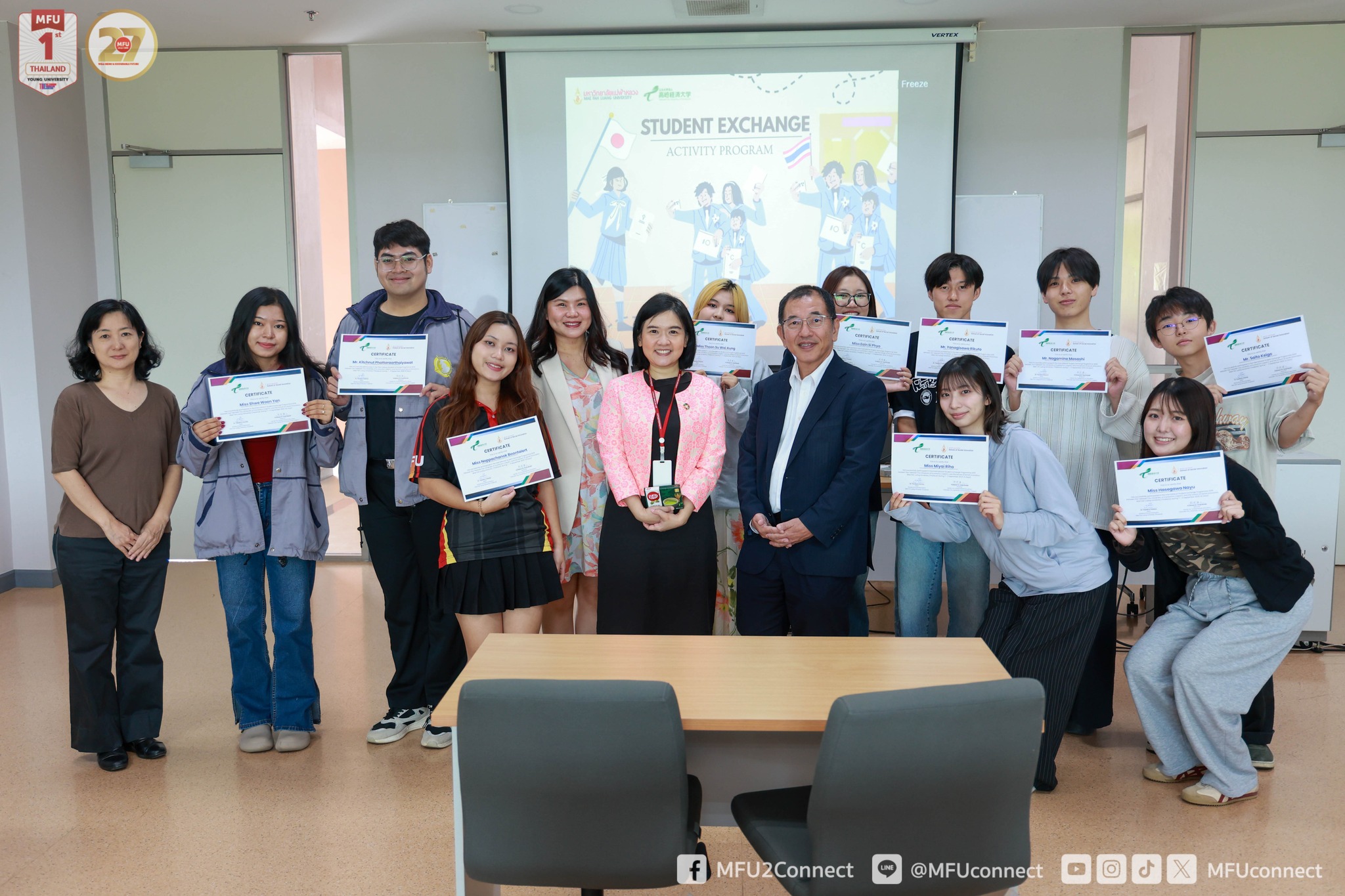 MFU and Takasaki City University of Economics Host Student Exchange Program on Multicultural and Border Studies