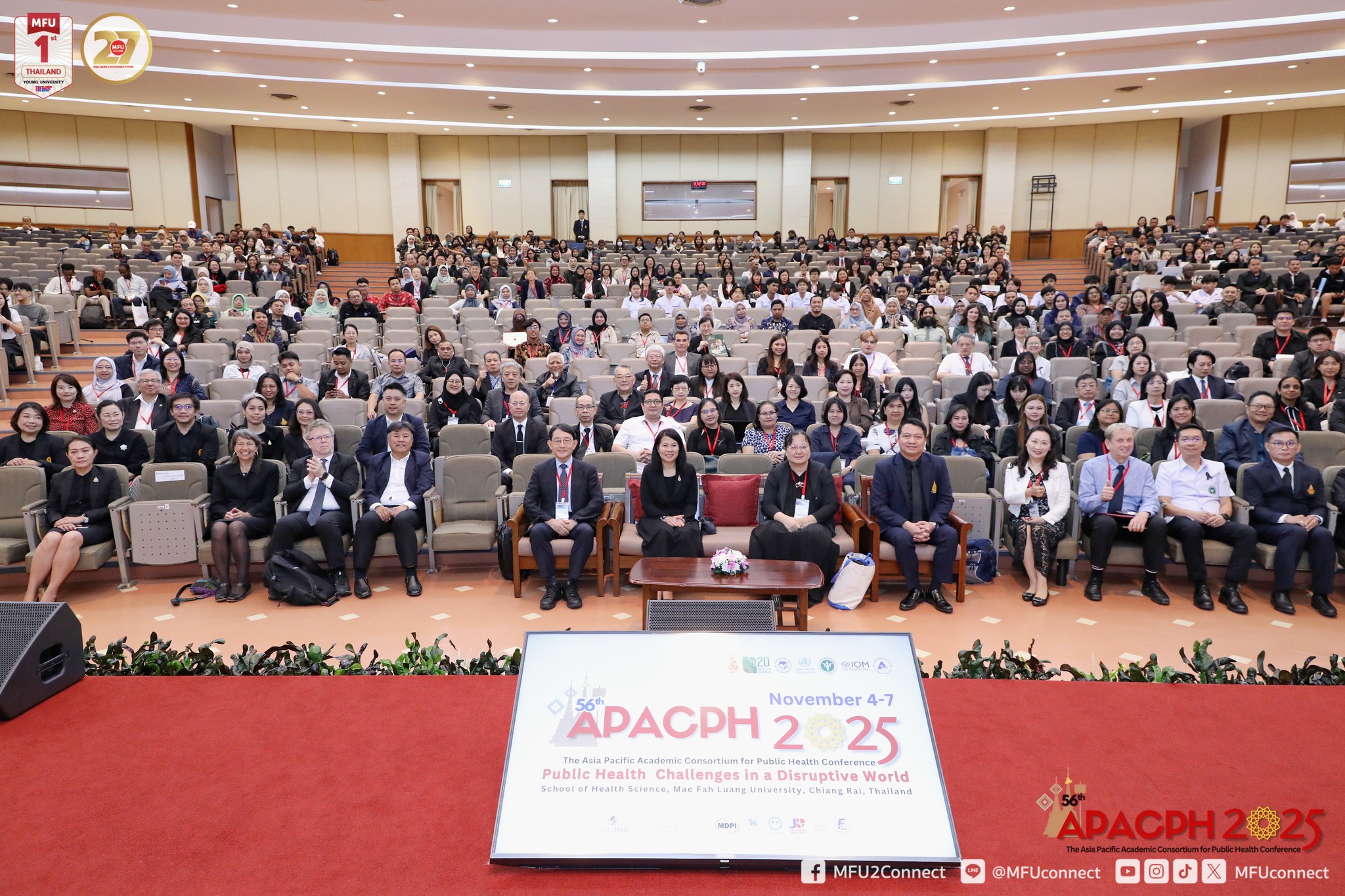 MFU Hosts the 56th Asia Pacific Academic Consortium for Public Health (APACPH) Conference 2025