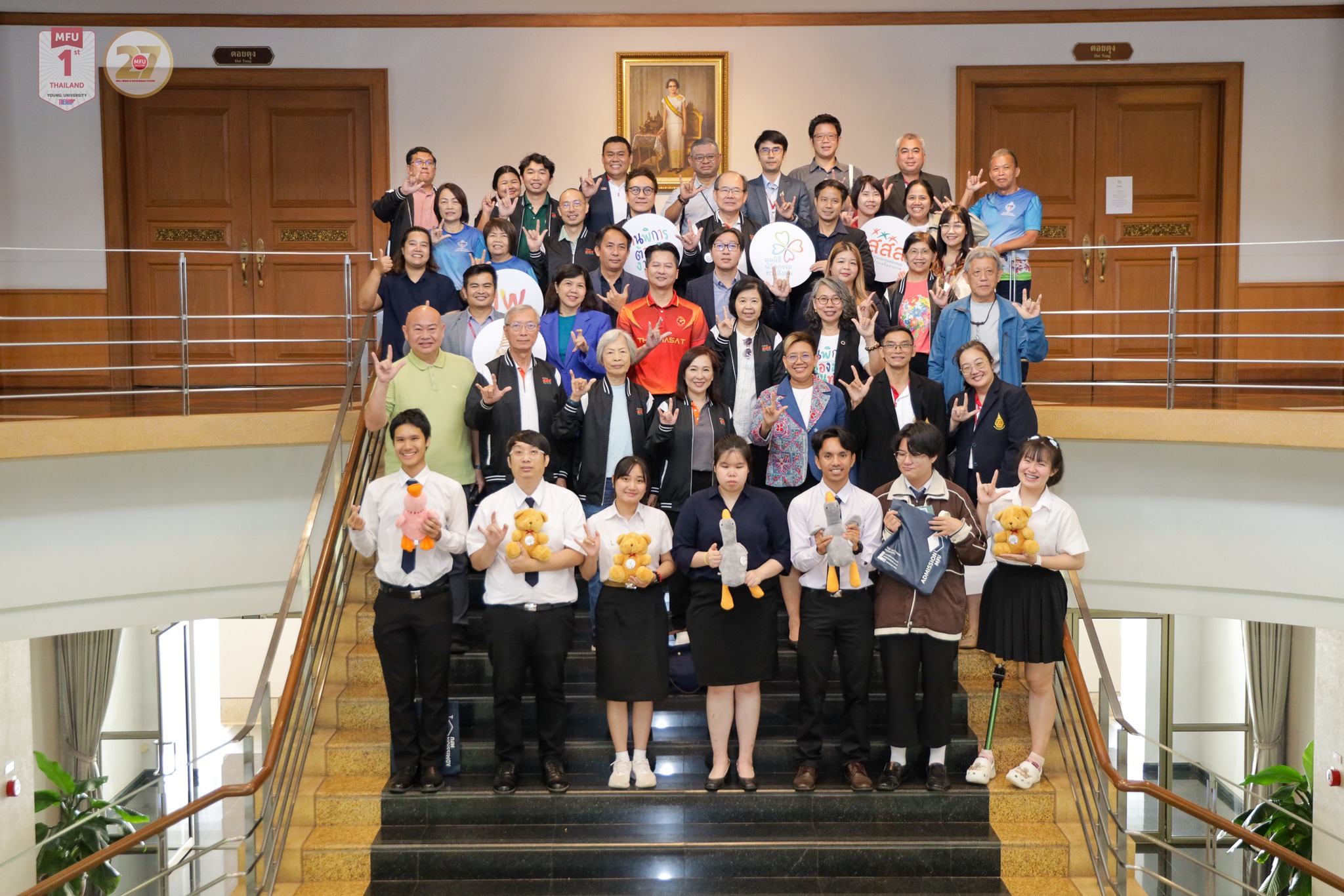 MFU Welcomes Thai Health Promotion Foundation Delegation to Study Best Practices in Enhancing Quality of Life and Career Readiness for Students with Disabilities in Chiang Rai