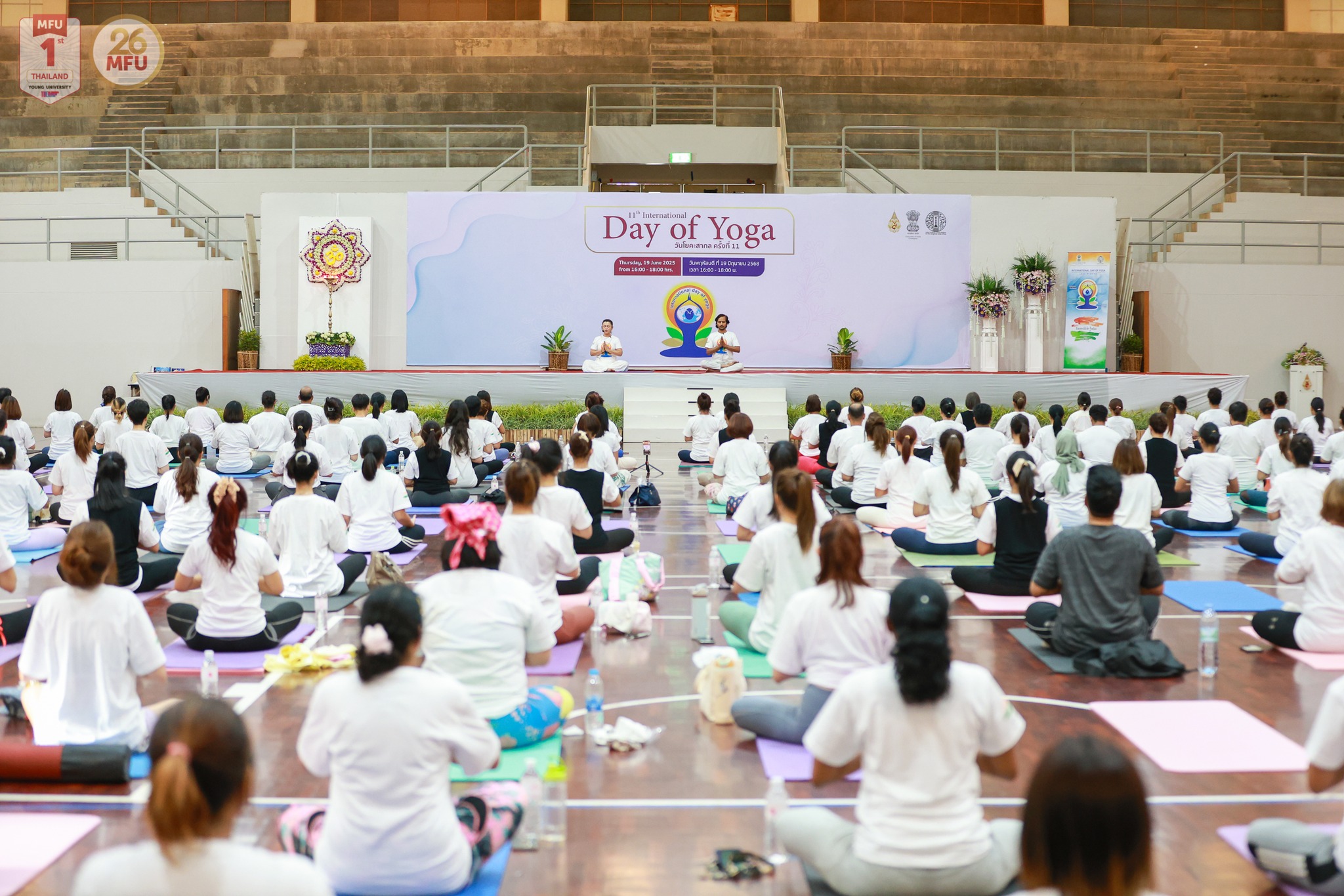MFU and Consulate of India in Chiang Mai Host the 11th International Day of Yoga: Promotes Well-being and Thai-India Ties 
