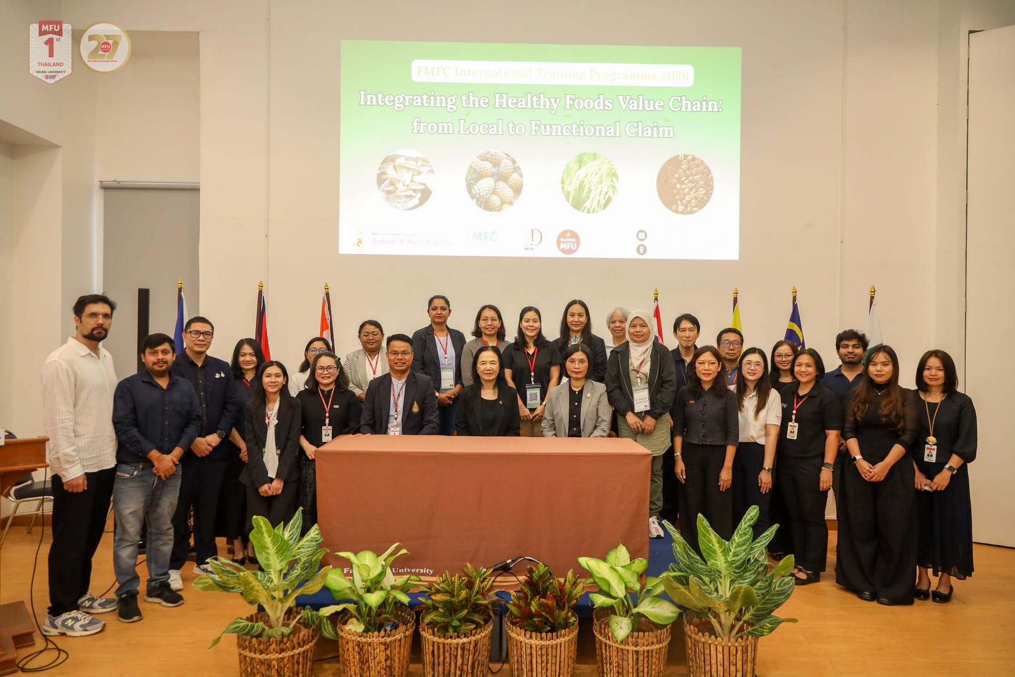 The School of Agro-Industry Commences the FMFC International Training Programme on Healthy Foods Value Chain