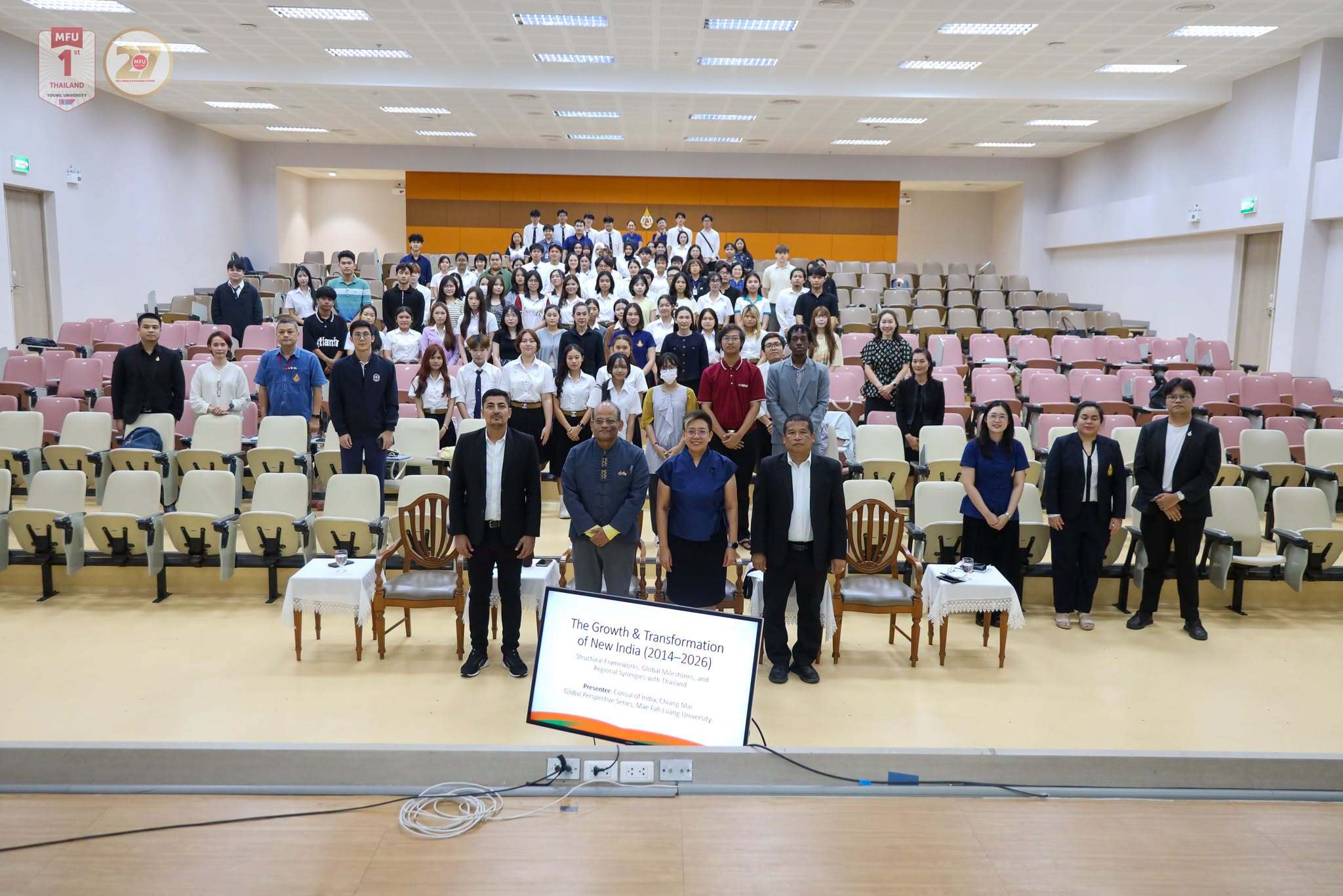 Mae Fah Luang University Hosts Special Lecture on Growth of India over the Last Decade 