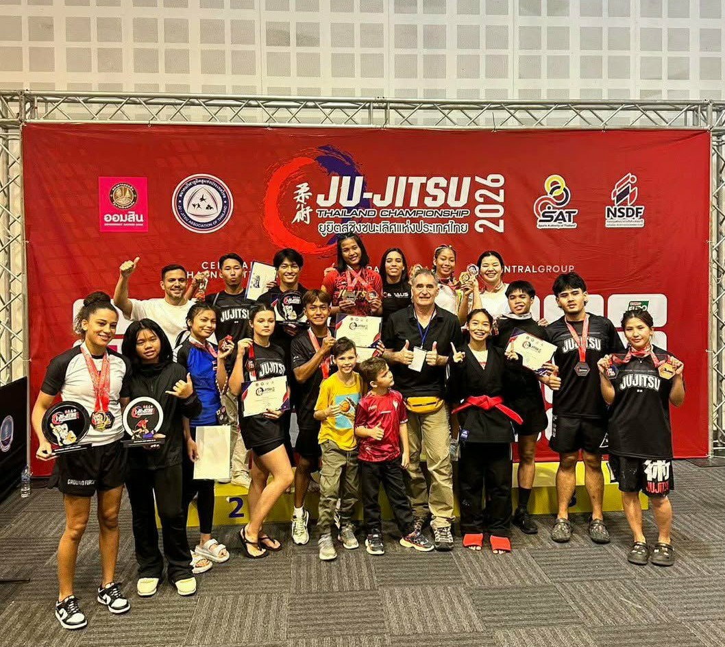 MFU Ju-Jitsu Athletes Claim 6 Gold, 1 Silver at the Ju-Jitsu Thailand Championship