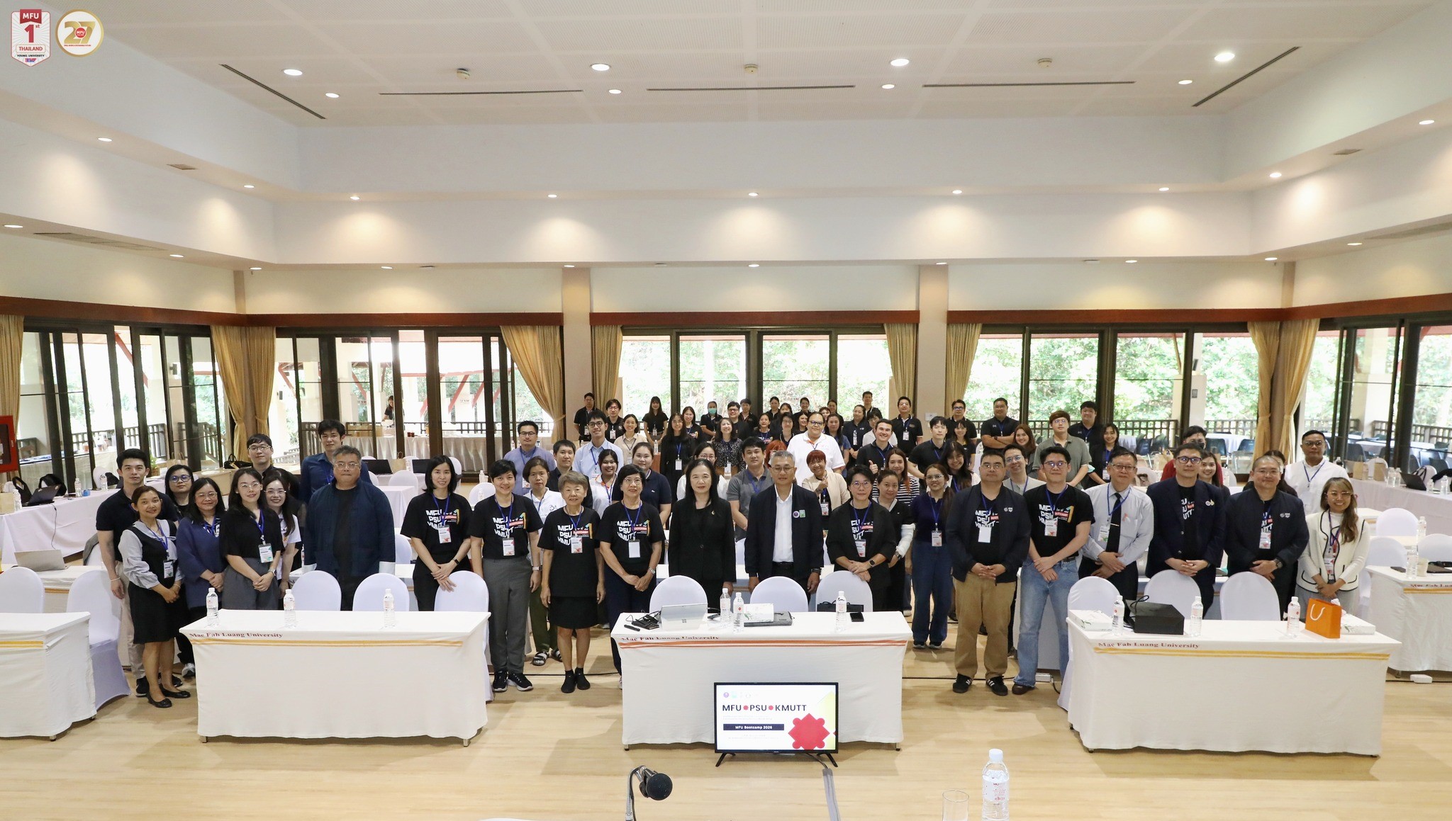 MFU, PSU, and KMUTT Launch Research Bootcamp to Expand Tri-University Research Collaboration for National Development