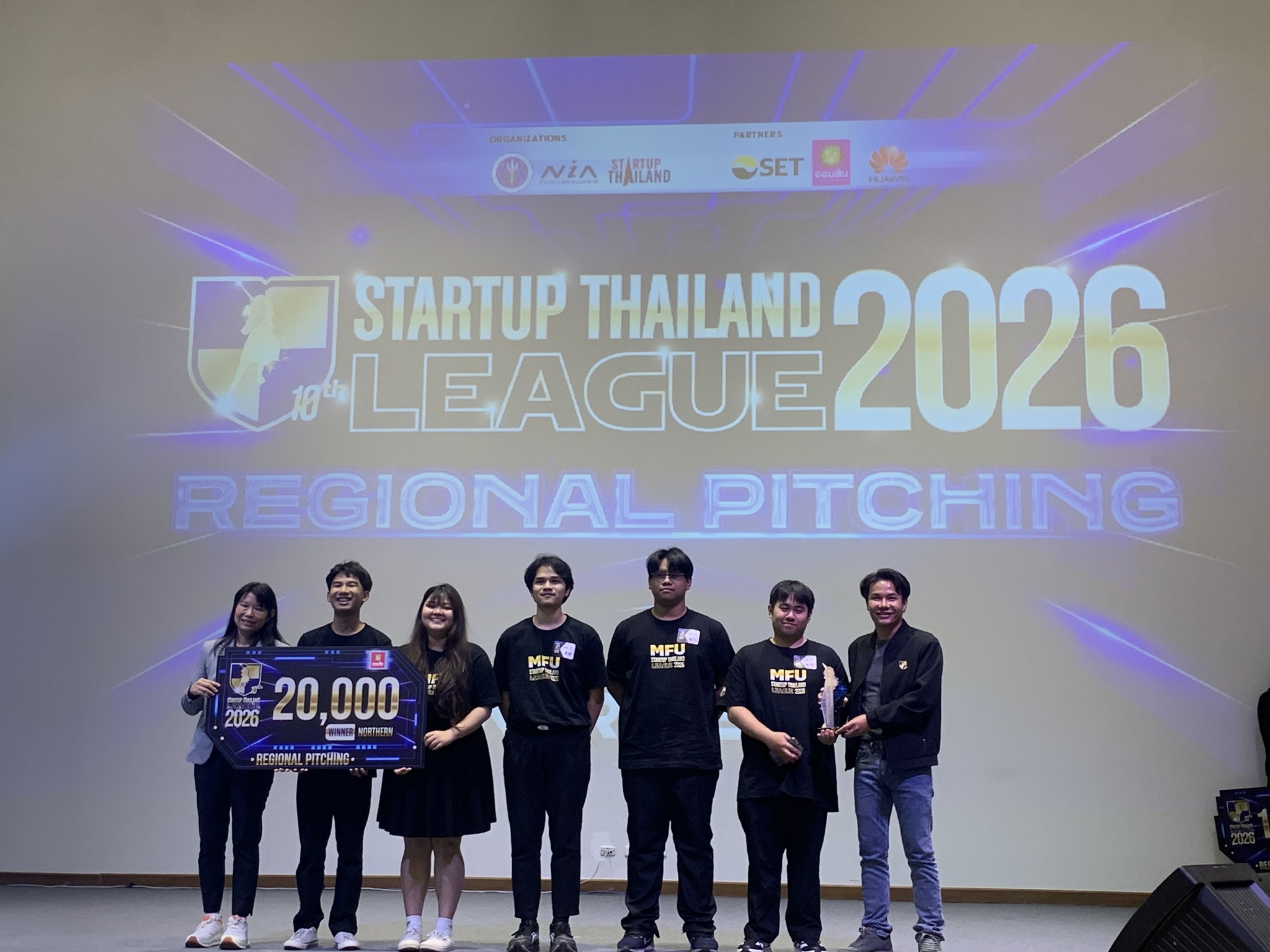 MFU Students Sweep 1st and 2nd Place at Startup Thailand League 2026 Northern Regional Round